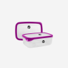 SMALL PLASTIC CONTAINER IN PURPLE