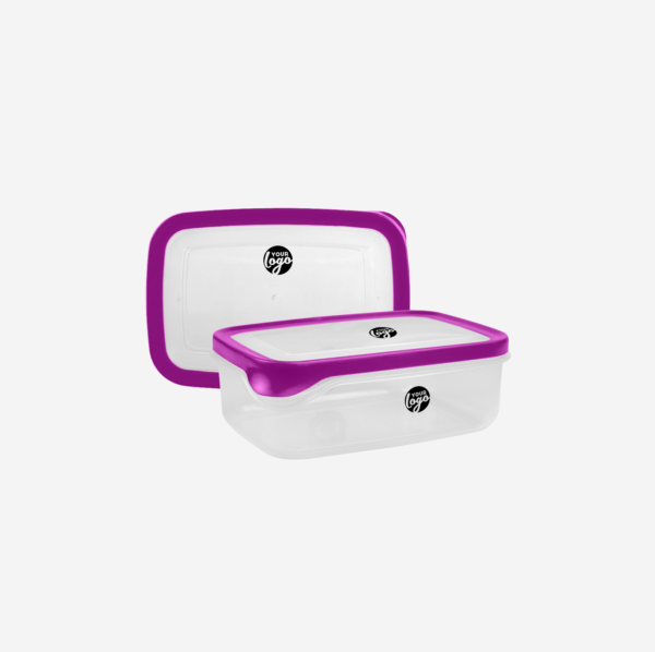SMALL PLASTIC CONTAINER IN PURPLE