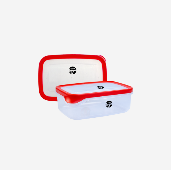 SMALL PLASTIC CONTAINER IN RED