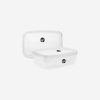 SMALL PLASTIC CONTAINER IN WHITE
