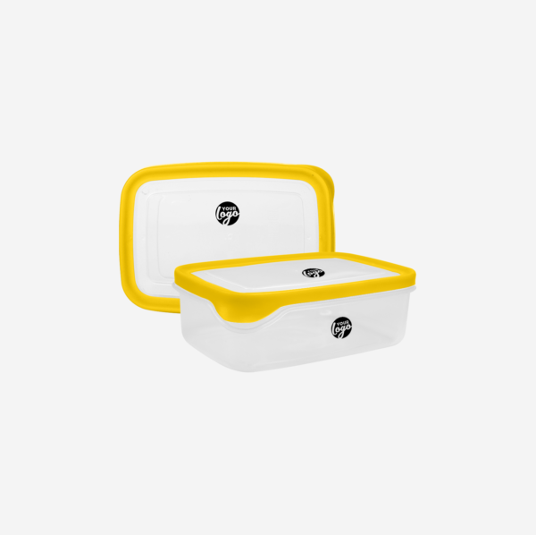 SMALL PLASTIC CONTAINER IN YELLOW