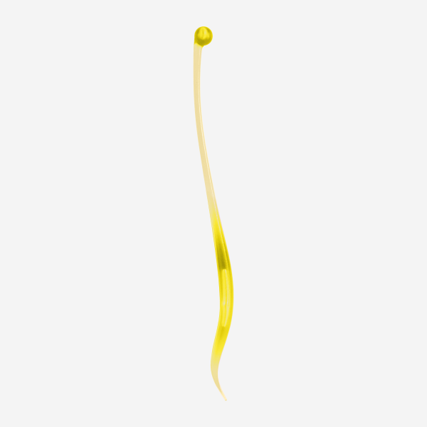REF 435 STANDARD SWIZZLE STICK FEMALE FORM DIVA YELLOW