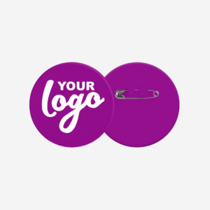 Round Button Badge 55mm with Safety Pin