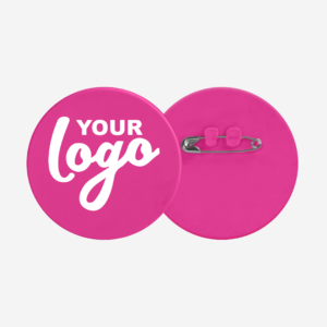 Round Button Badge 70mm with Safety Pin