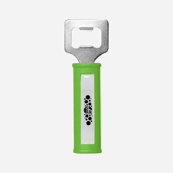 REF BO9 HANDLE BOTTLE OPENER DOMED LIME NEON GREEN