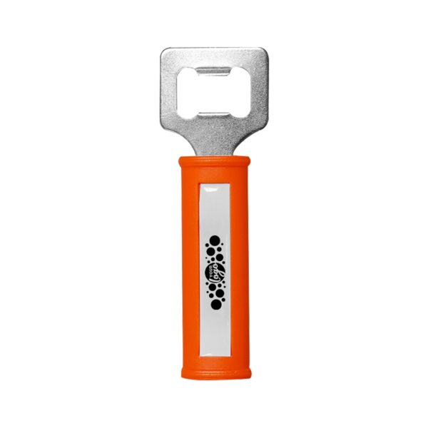 REF BO9 HANDLE BOTTLE OPENER DOMED ORANGE