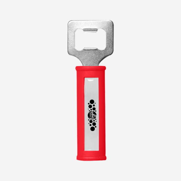 REF BO9 HANDLE BOTTLE OPENER DOMED RED