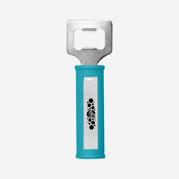REF BO9 HANDLE BOTTLE OPENER DOMED TURQUOISE