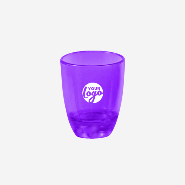 Ref 413 Shot Glasses 25ml Clear Grape