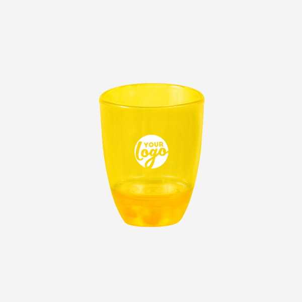 Ref 413 Shot Glasses 25ml Clear Yellow