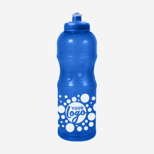 750ML SP4 WATER BOTTLE SILK SCREEN – CLEAR LUMO BLUE