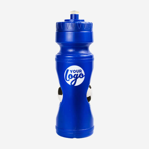Sportec 2 - 600ml Soccer Sports Bottle 18 LM WEB Product SPORTEC 2 BALL SILK METALLIC BLUE 1