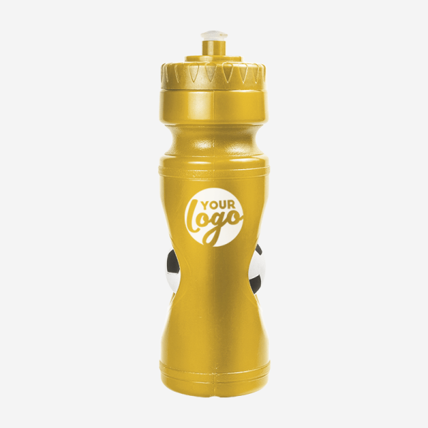 Sportec 2 - 600ml Soccer Sports Bottle 20 LM WEB Product SPORTEC 2 BALL SILK METALLIC GOLD