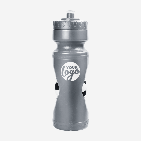 Sportec 2 - 600ml Soccer Sports Bottle 17 LM WEB Product SPORTEC 2 BALL SILK METALLIC SILVER