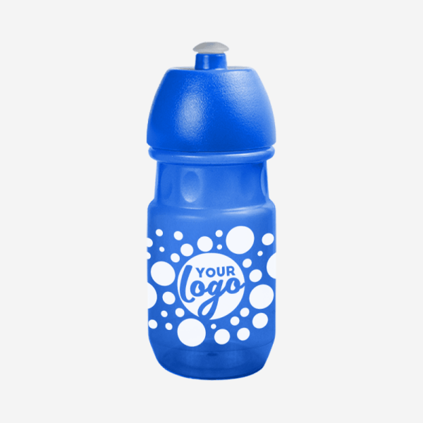Sportec 7 CYCLIST - 500ml Sports Bottle 21 LM WEB Product SPORTEC 7 500ML SILK SCREEN CLEAR LUMO BLUE