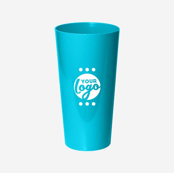 REF 486PP TUMBLER 600ML SOLID PAD PRINT TURQUOISE