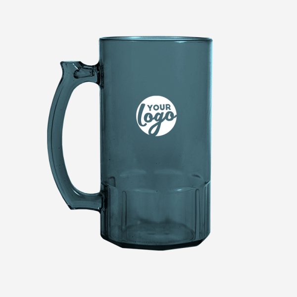 REF 493PS LUMO BEER MUG 500ML PS CHARCOAL