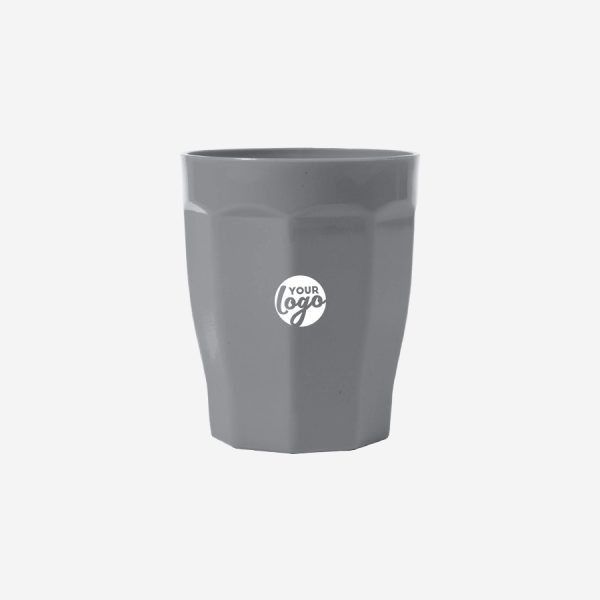 Tulip Tumbler 200ml - Solid 4 SMALL PLASTIC CUP PP GRAY