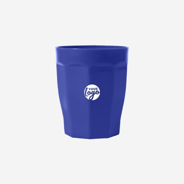 Tulip Tumbler 200ml - Solid 8 SMALL PLASTIC CUP PP ROYAL BLUE