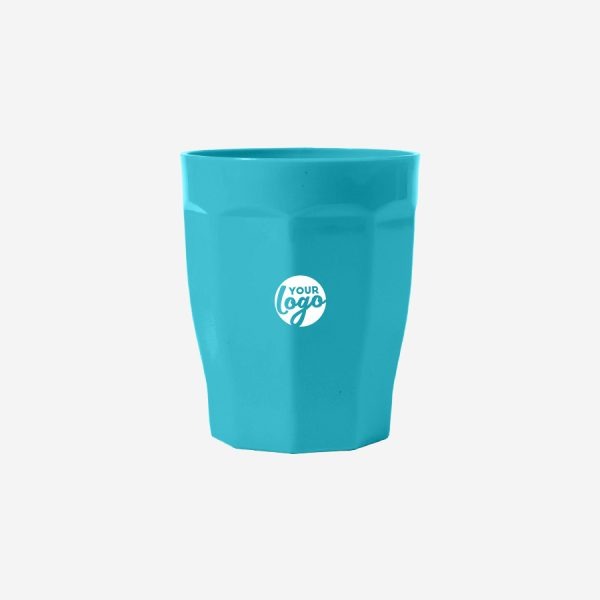 Tulip Tumbler 200ml - Solid 13 SMALL PLASTIC CUP PP TURQUOISE