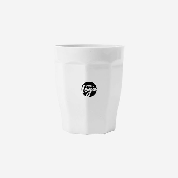 Tulip Tumbler 200ml - Solid 3 SMALL PLASTIC CUP PP WHITE