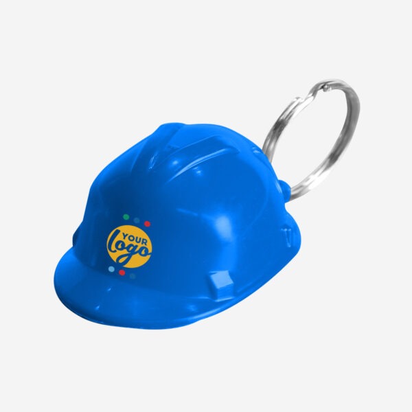 CK44 Hard Hat Keyring Cyan