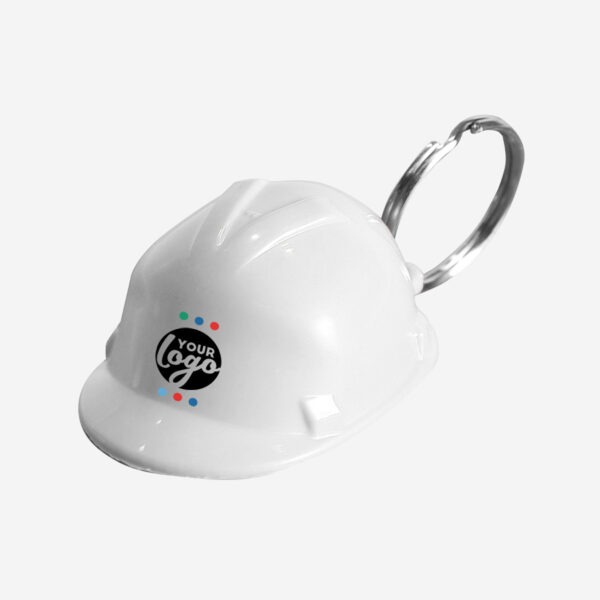 CK44 Hard Hat Keyring White