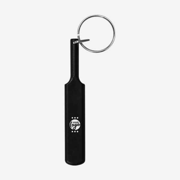REF CK35 3D CRICKET BAT KEYRING BLACK