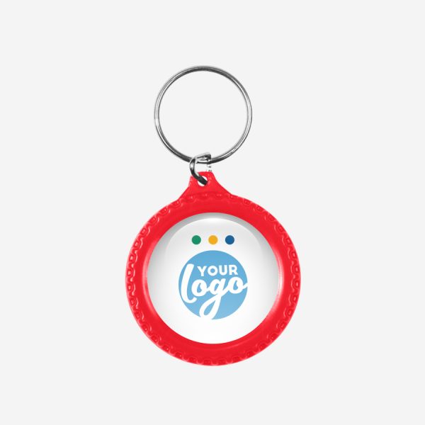 CK54 Tyre Keyring 5 REF CK55 DOMED TYRE KEYRING RED 1