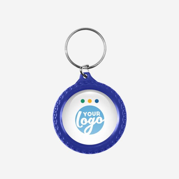 CK54 Tyre Keyring 8 REF CK55 DOMED TYRE KEYRING ROYAL BLUE 1