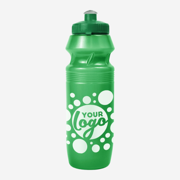 BUDGET SP11 WATER BOTTLE SILK CLEAR EMERALD GREEN