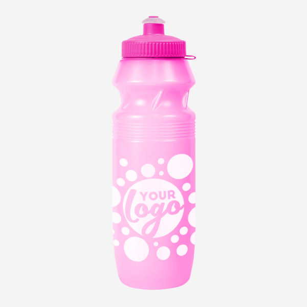 BUDGET SP11 WATER BOTTLE SILK CLEAR MAGENTA