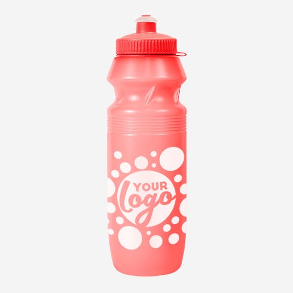 BUDGET SP11 WATER BOTTLE SILK CLEAR RED
