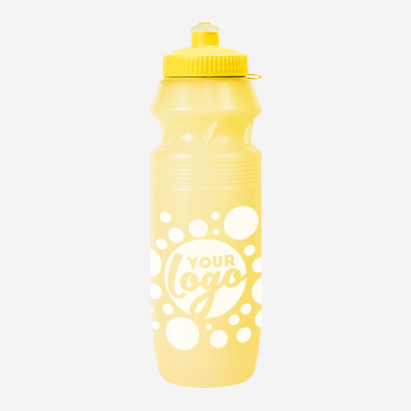 BUDGET SP11 WATER BOTTLE SILK CLEAR YELLOW