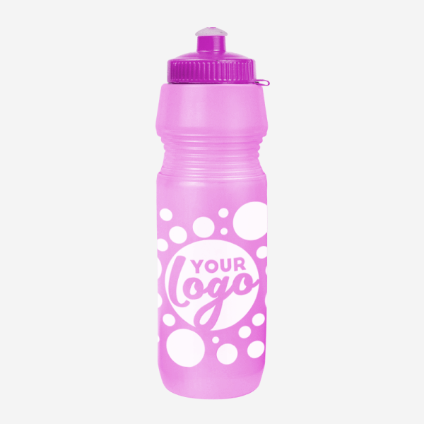 Sportec 12 - 750ml Sports Bottle 27 BUDGET SP12 WATER BOTTLE SILK CLEAR PURPLE