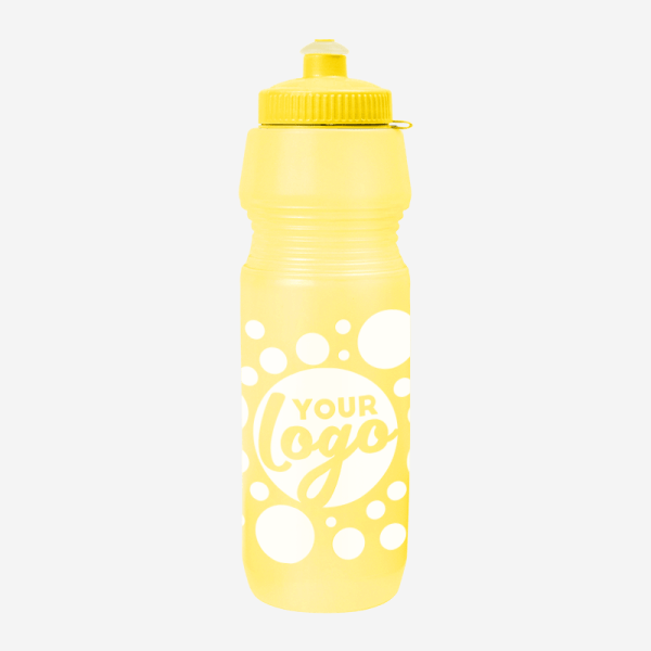 Sportec 12 - 750ml Sports Bottle 25 BUDGET SP12 WATER BOTTLE SILK CLEAR YELLOW