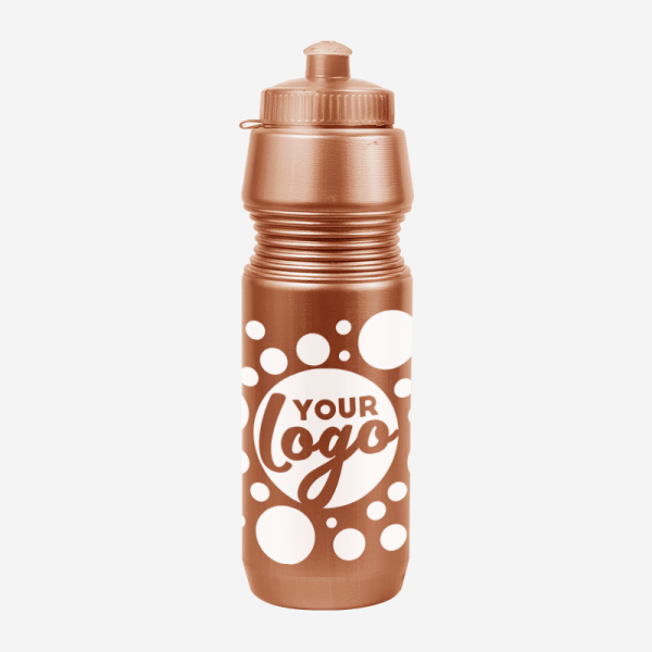 Sportec 12 - 750ml Sports Bottle 32 BUDGET SP12 WATER BOTTLE SILK METALLIC ROSE GOLD