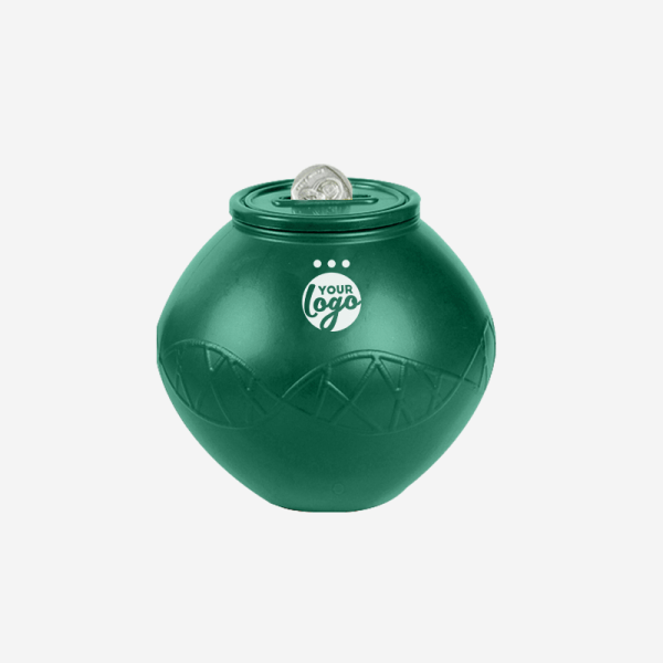 Calabash Shaped Moneybox 12 CALABASH SHAPED MONEY BOX Bottle green