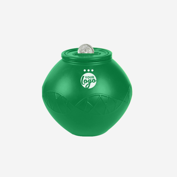 Calabash Shaped Moneybox 11 CALABASH SHAPED MONEY BOX Emerald green