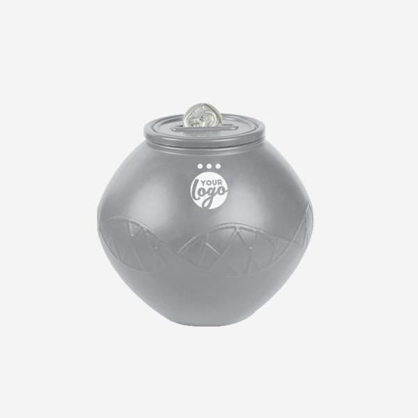 Calabash Shaped Moneybox 4 CALABASH SHAPED MONEY BOX Grey