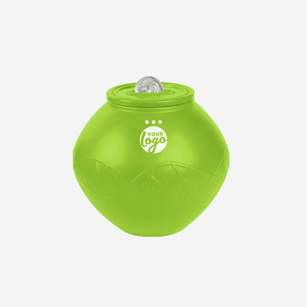 Calabash Shaped Moneybox 10 CALABASH SHAPED MONEY BOX LIME GREEN