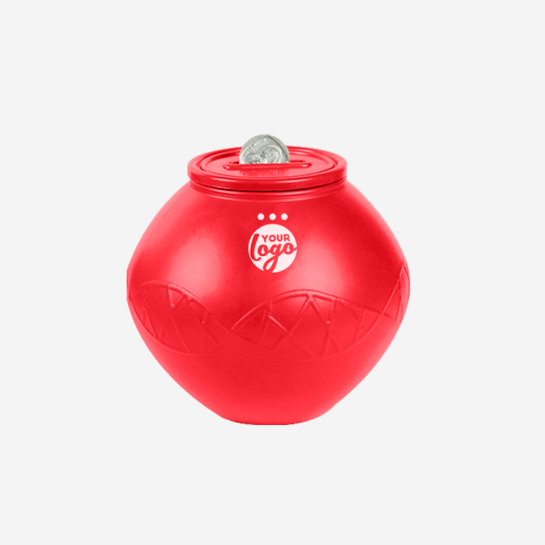 Calabash Shaped Moneybox 5 CALABASH SHAPED MONEY BOX Red