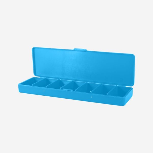 REF 1023 PILL BOX 7 OPENED CYAN