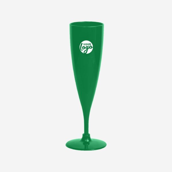 Champagne Glass - Solid 11 REF 1484 CHAMPAGNE GLASS PS SOLID 200ML EMERALD GREEN