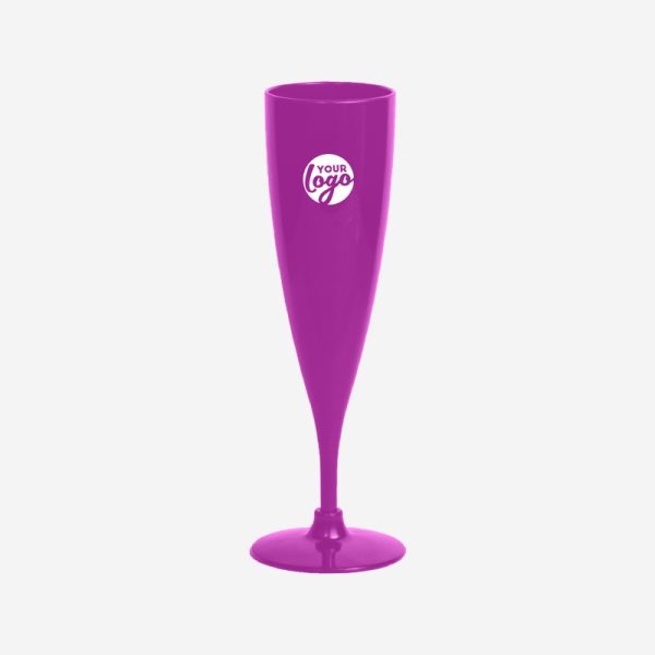 Champagne Glass - Clear 3 REF 1484 CHAMPAGNE GLASS PS SOLID 200ML GRAPE