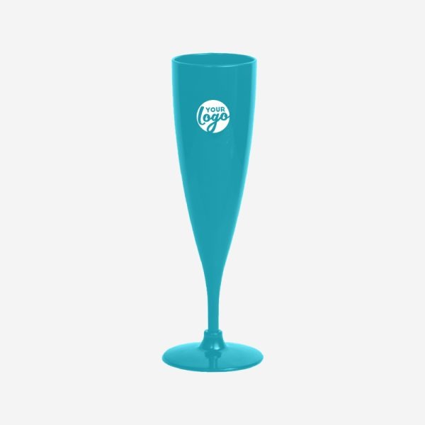 Champagne Glass - Solid 13 REF 1484 CHAMPAGNE GLASS PS SOLID 200ML TURQUOISE