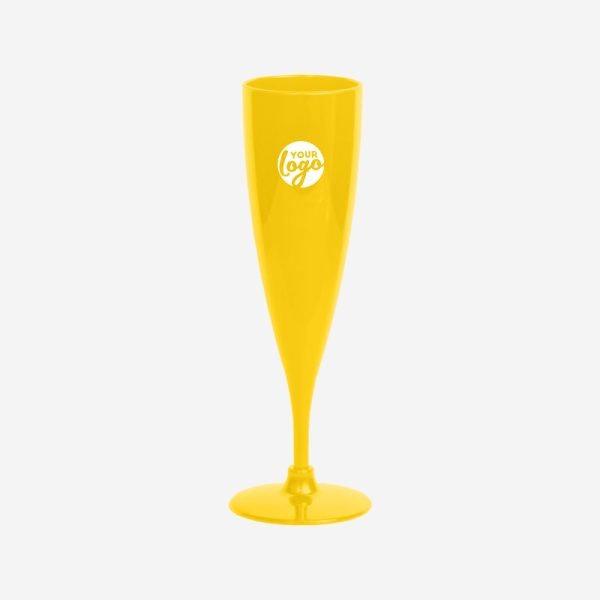 Champagne Glass - Solid 14 REF 1484 CHAMPAGNE GLASS PS SOLID 200ML YELLOW