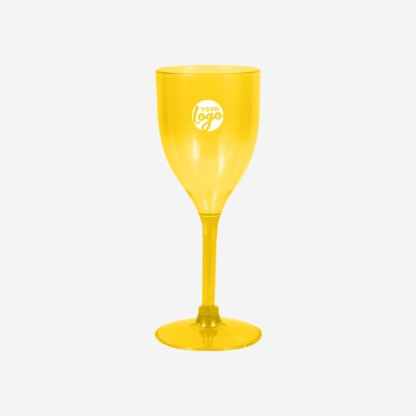 REF 470 WINE GLASS CLEAR 200ML YELLOW
