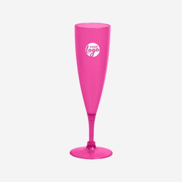 Champagne Glass - Clear 7 REF 498 CHAMPAGNE GLASS 200ML CLEAR MAGENTA