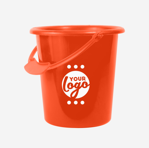 Beach Bucket 15 Ref 761 Beach Bucket Orange